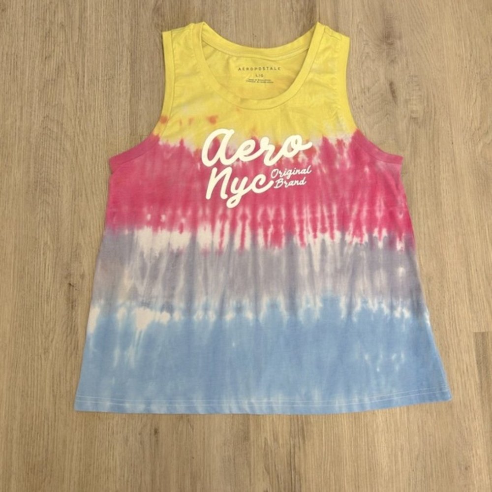 AEROPOSTALE womens tie dye sleeveless tank top Excellent condition